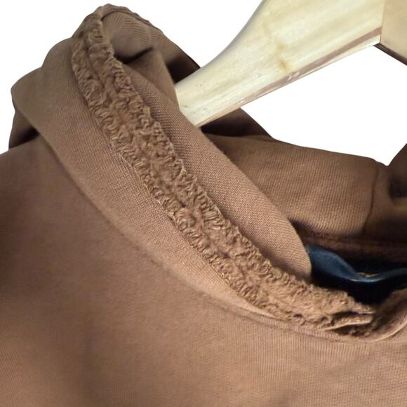 Drew House Mascot Deconstructed Brown Yellow Smiley Face Graphic Hoodie Small - Picture 3 of 11